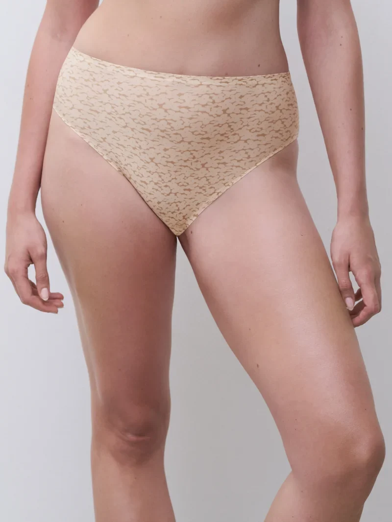 Chantelle - Softstretch High Cut Brief Print Norah Nude Print