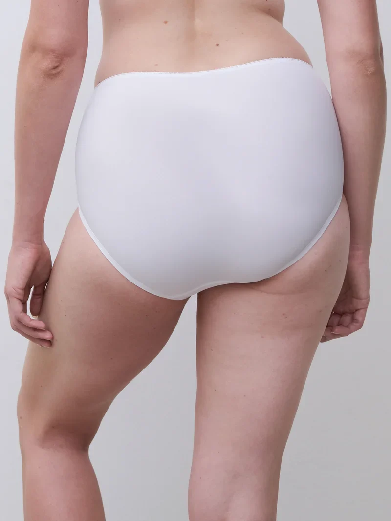 Chantelle - Intrigue High-Waist Support Full Brief Weiß