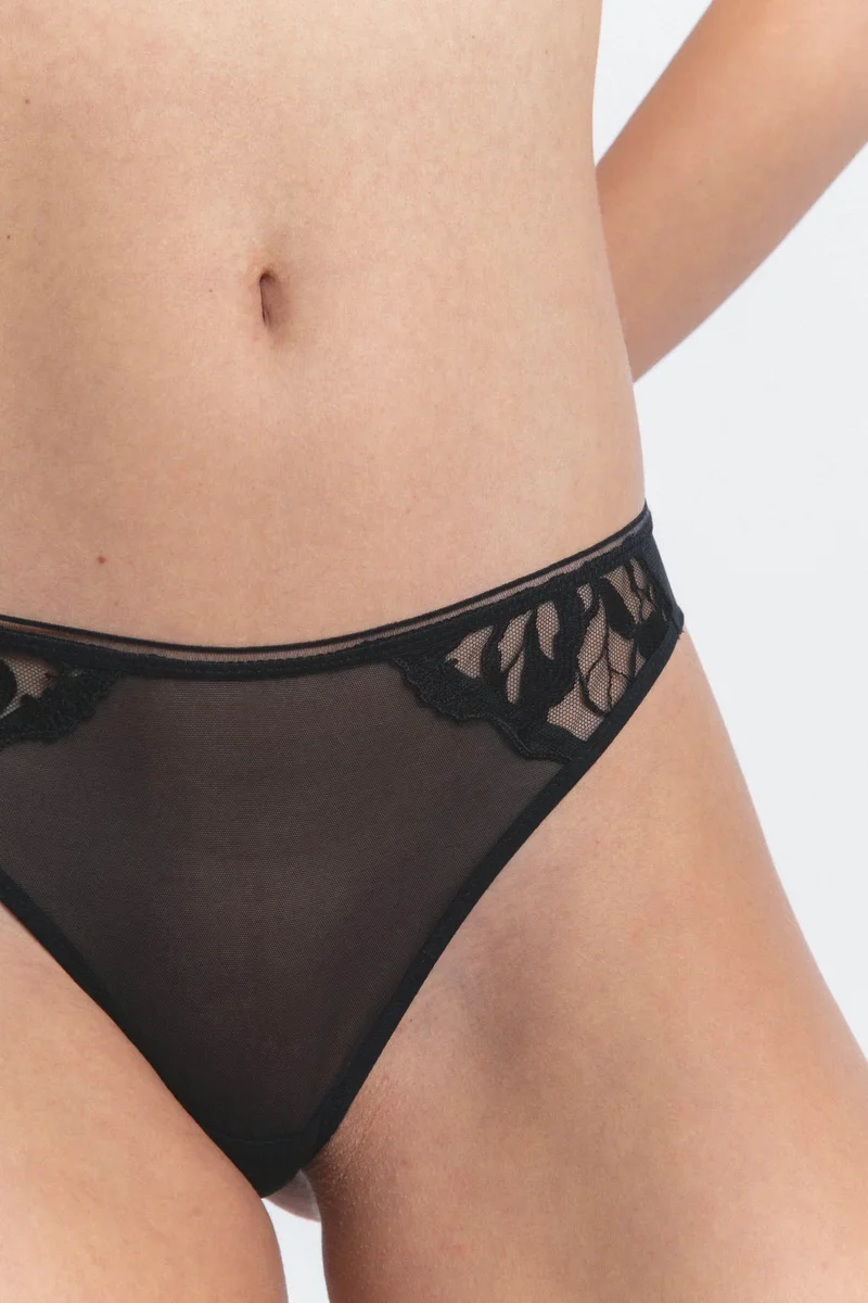 Lejaby - Schwarzer Sin Tanga Slip