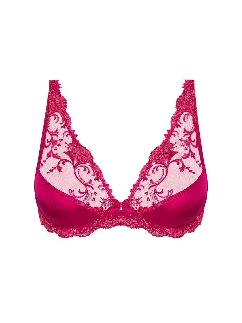 Lise Charmel - Splendeur Soie Glam Push-Up-BH Splendeur Carmin