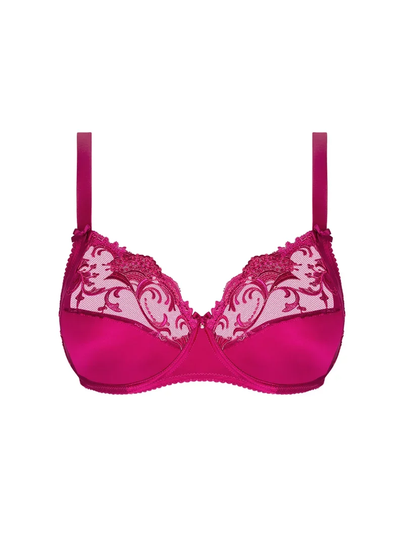 Lise Charmel - Splendeur Soie 3-teiliger Vollschalen-BH Splendeur Carmin