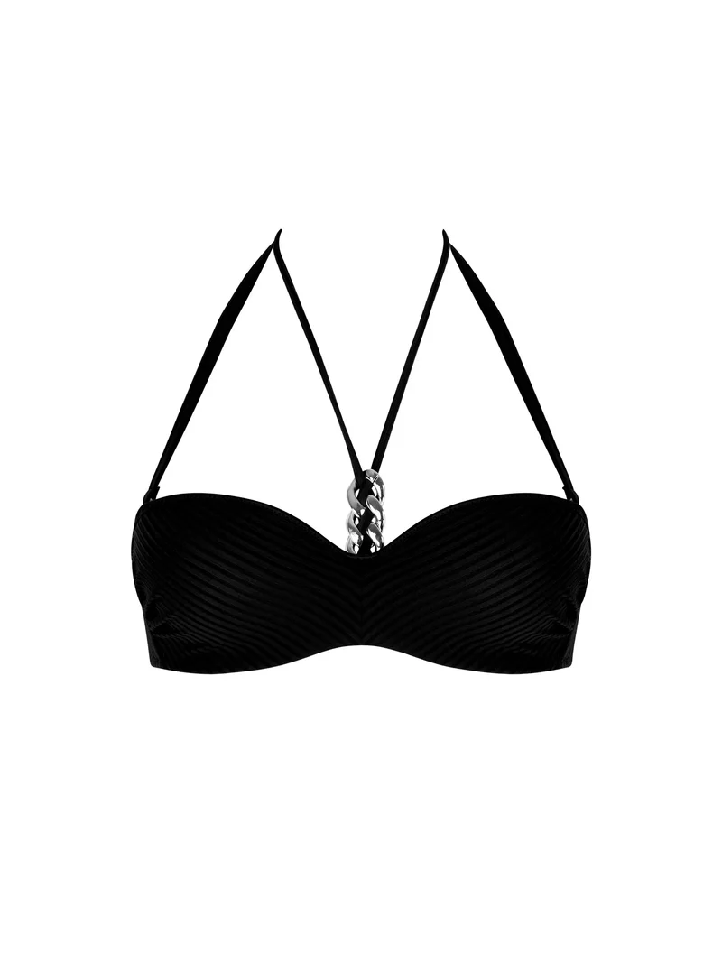 Antigel Bademode von Lise Charmel – La Stricto Chic trägerloser Bandeau-Bikini Noir