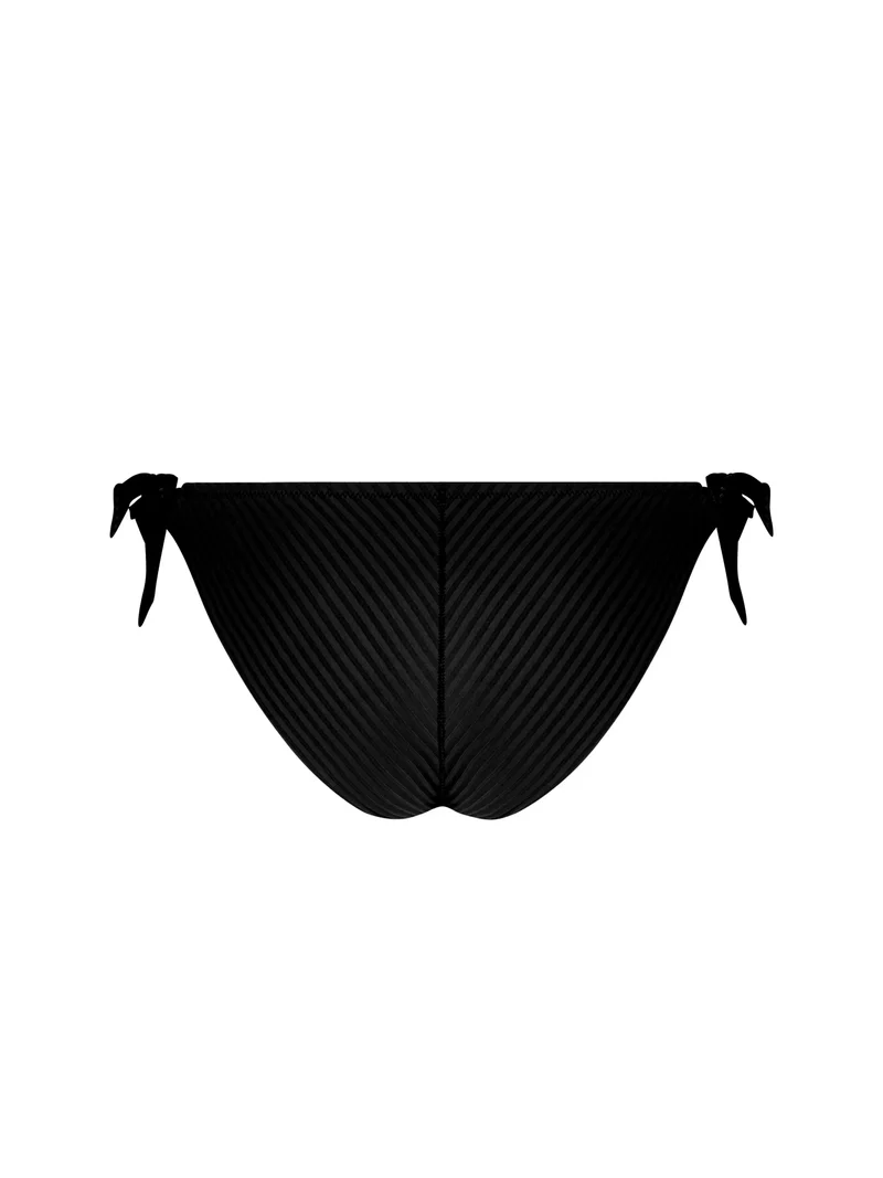 Antigel Swimwear von Lise Charmel – La Stricto Chic Bikinihose mit schmalen Seiten, Noir