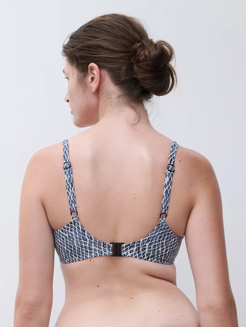 Femilet Swimwear - Tidra Bügel-BH mit Überzug Blue Reptile