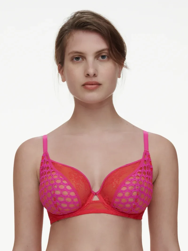 Chantelle - Poison Bügel-BH Flammenrot / Fuchsia-Lila