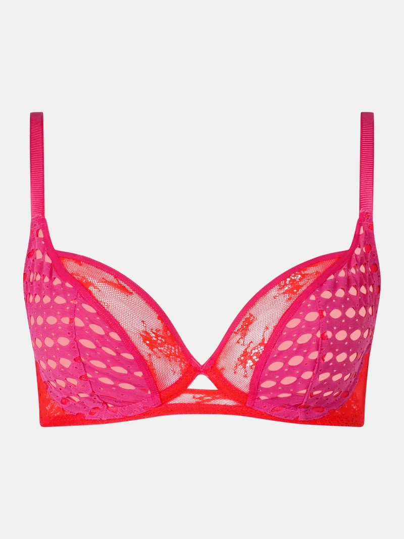 Chantelle - Poison Bügel-BH Flammenrot / Fuchsia-Lila