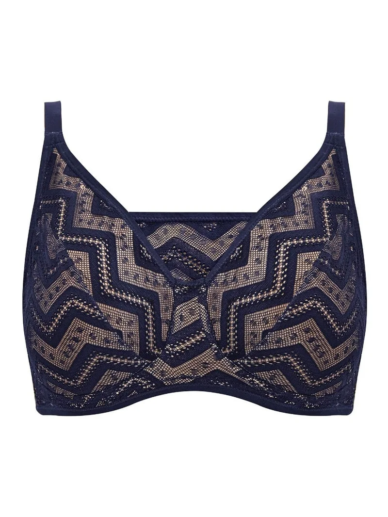 Royce - Zahra ungepolsterter BH mit Taschen, Marineblau