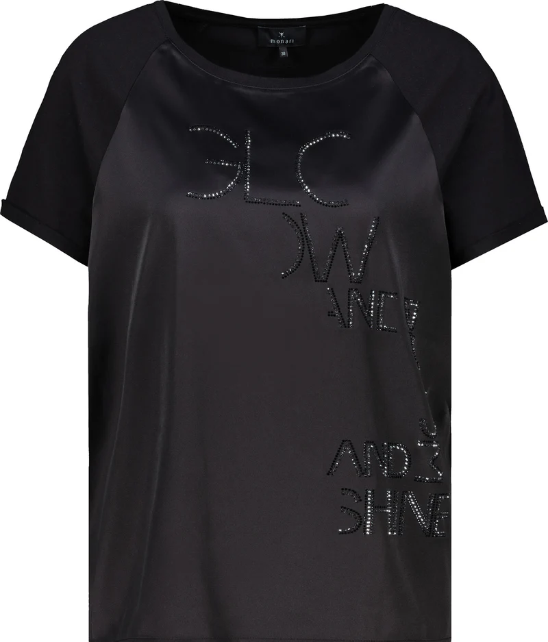 T-Shirt, schwarz