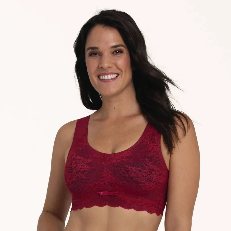 Anita - Essential Spitzen-Bralette mit gepolsterten Cups Rot