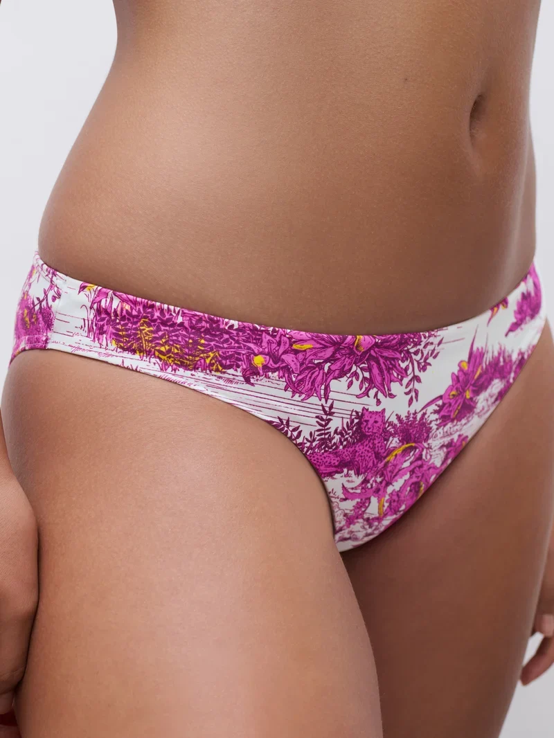 Chantelle Swimwear – Sauvage Bikinihose White Jungle
