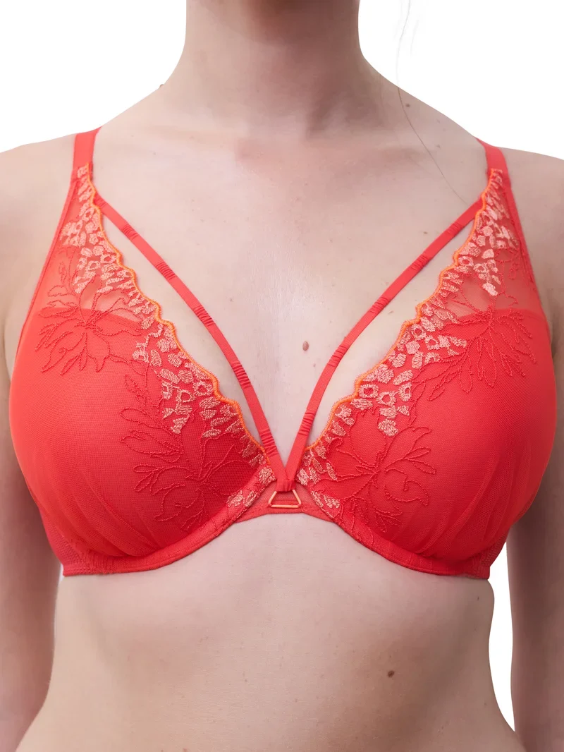 Chantelle - Spice Push-Up-BH Rot Cocktail Multico