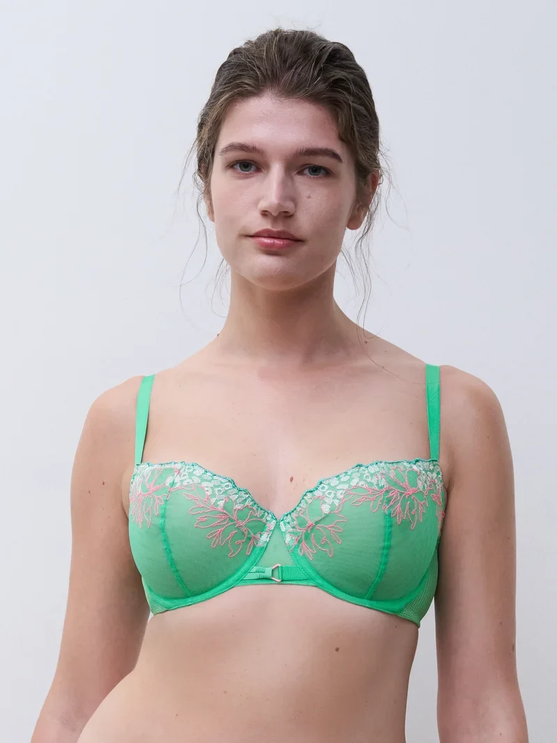 Chantelle - Spice Halbschalen-BH Aqua Fluo