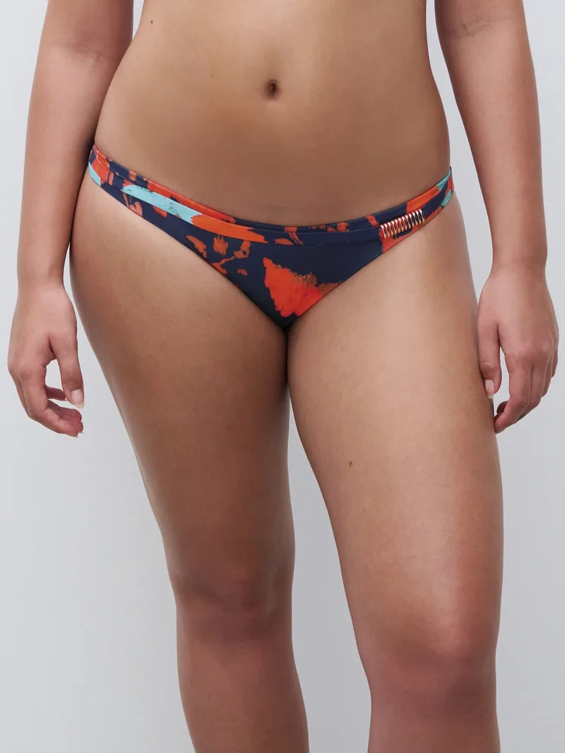 Chantelle Swimwear - Icon Bikini Slip Ink Flowers