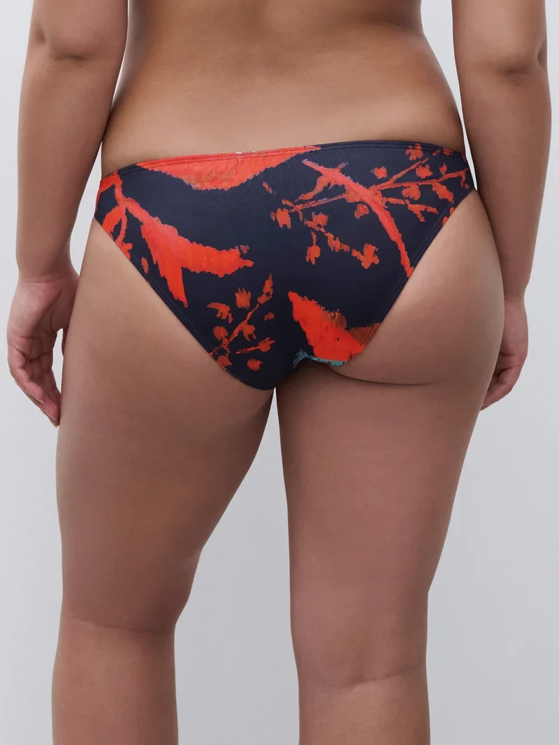 Chantelle Swimwear - Icon Bikini Slip Ink Flowers