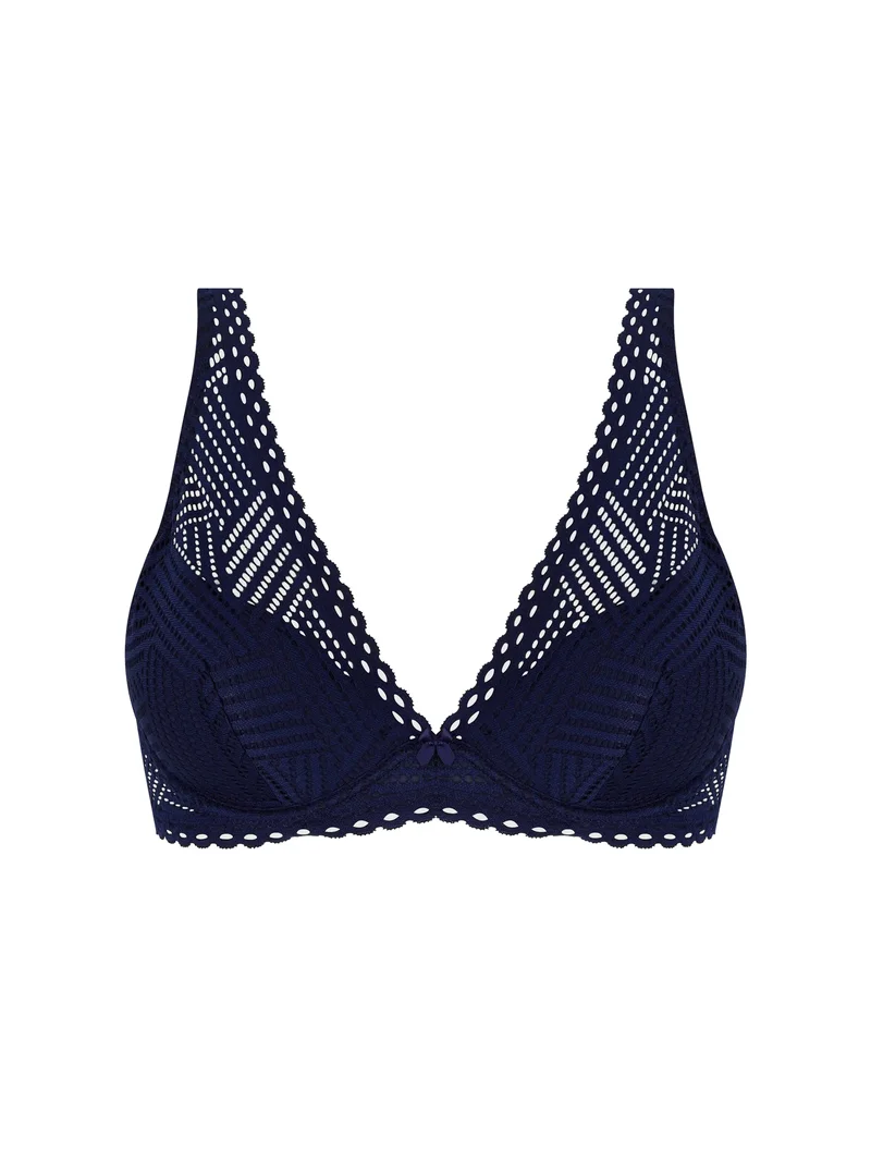 Antigel By Lise Charmel – Tressage Graphic Leicht gepolsterter BH Tressage Marine
