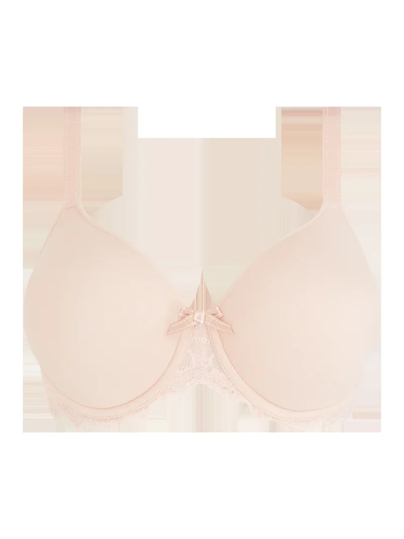Chantelle – Rive Gauche Halbschalen-T-Shirt-BH, Rosenblüten-Nude