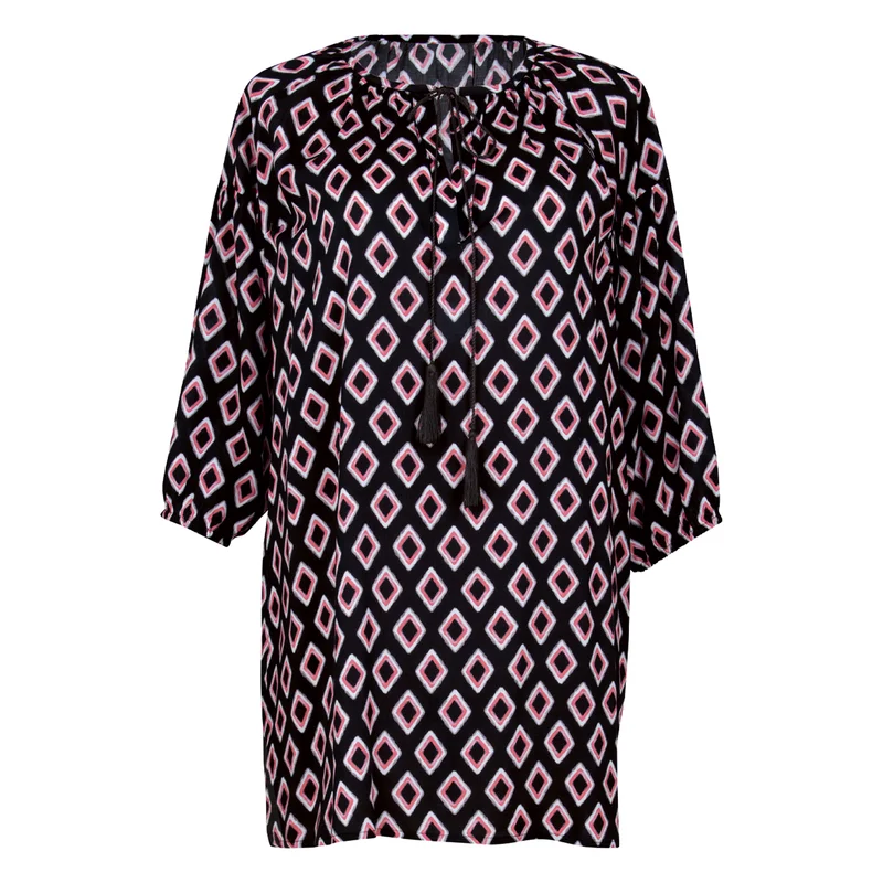 Rosa Faia Bademode – Style Papanui Tunika Schwarz