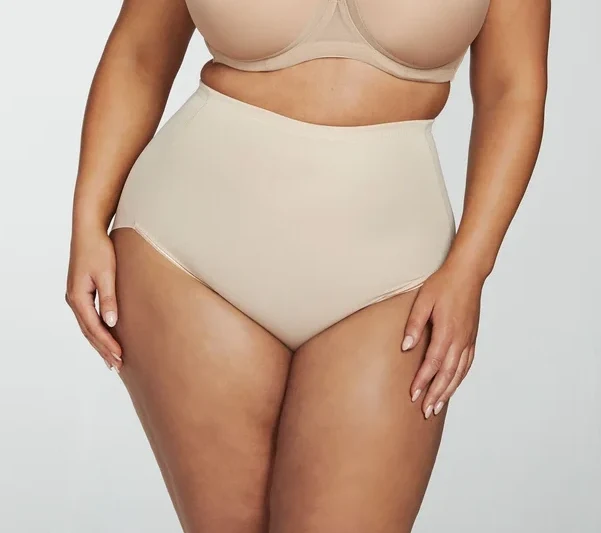 Naomi & Nicole Shapewear - Unglaublich bequemer Taillenslip Warmes Beige