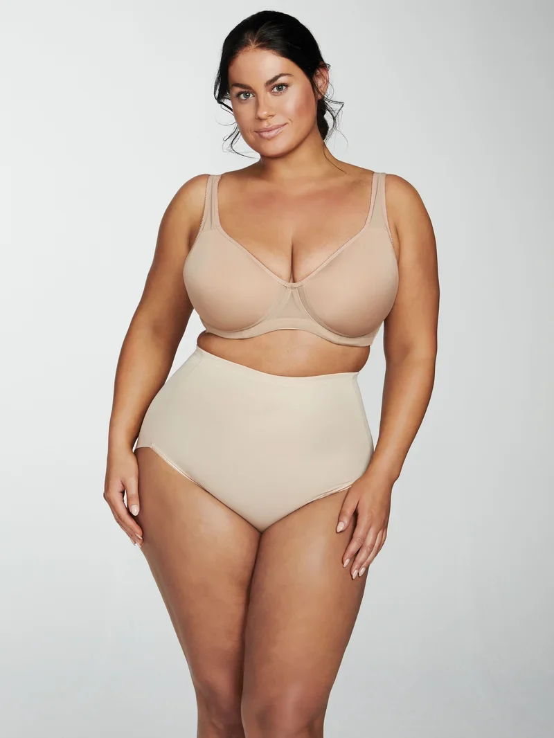 Naomi & Nicole Shapewear - Unglaublich bequemer Taillenslip Warmes Beige