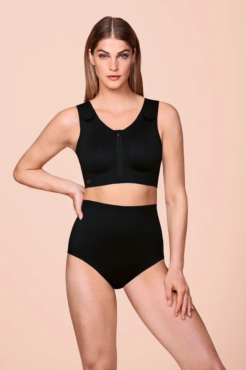 Anita Care - Lima Kompressions-BH Frontverschluss Schwarz
