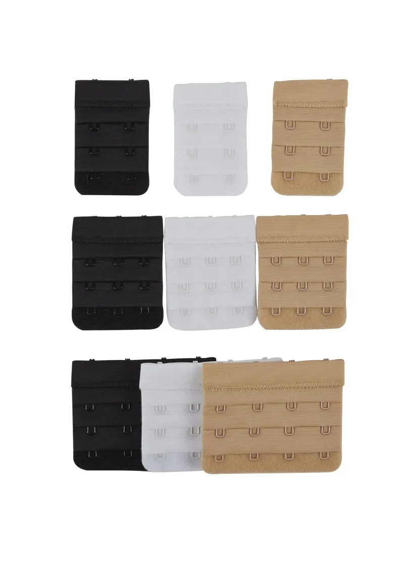Secret Weapons - Bra Bits BH-Verlängerung mit 4 Haken, Schwarz