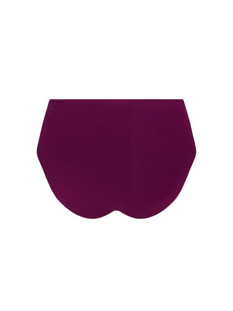 Lise Charmel Bademode - Ajourage Couture Verstellbarer Bikini mit hoher Taille Ajourage Prune