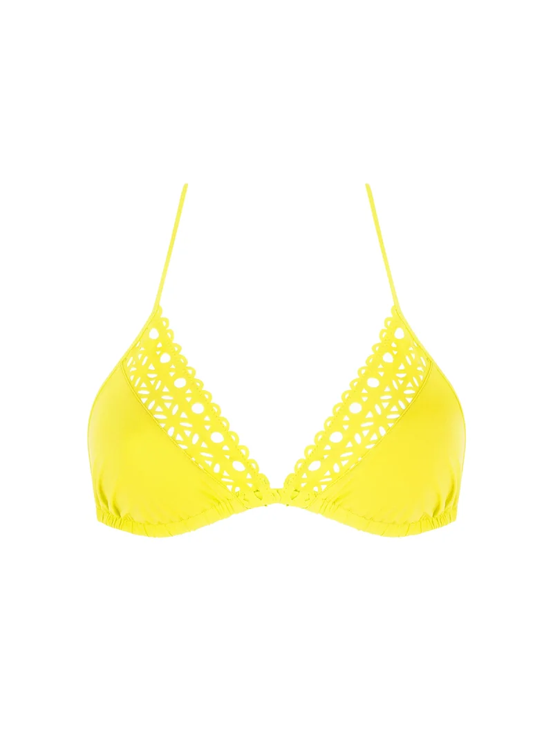 Lise Charmel Bademode - Ajourage Couture Weich gepolsterter Triangel-Bikini Ajourage Jaune