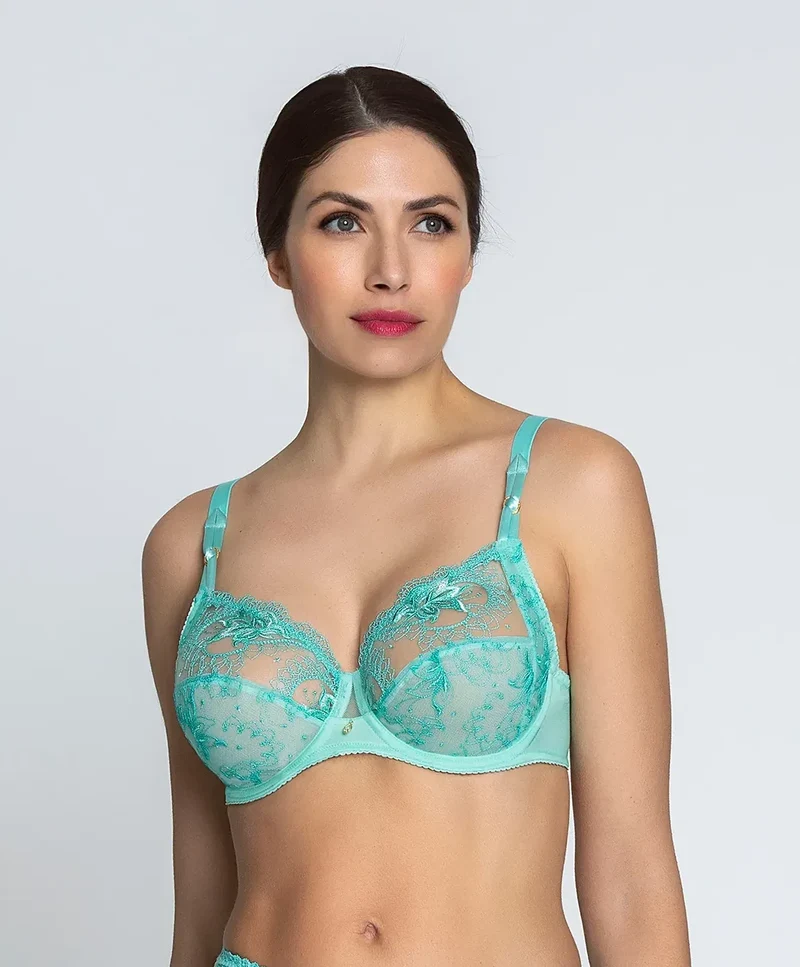 Lise Charmel - Princesse Iris 3-teiliger Vollschalen-BH Princesse Aqua