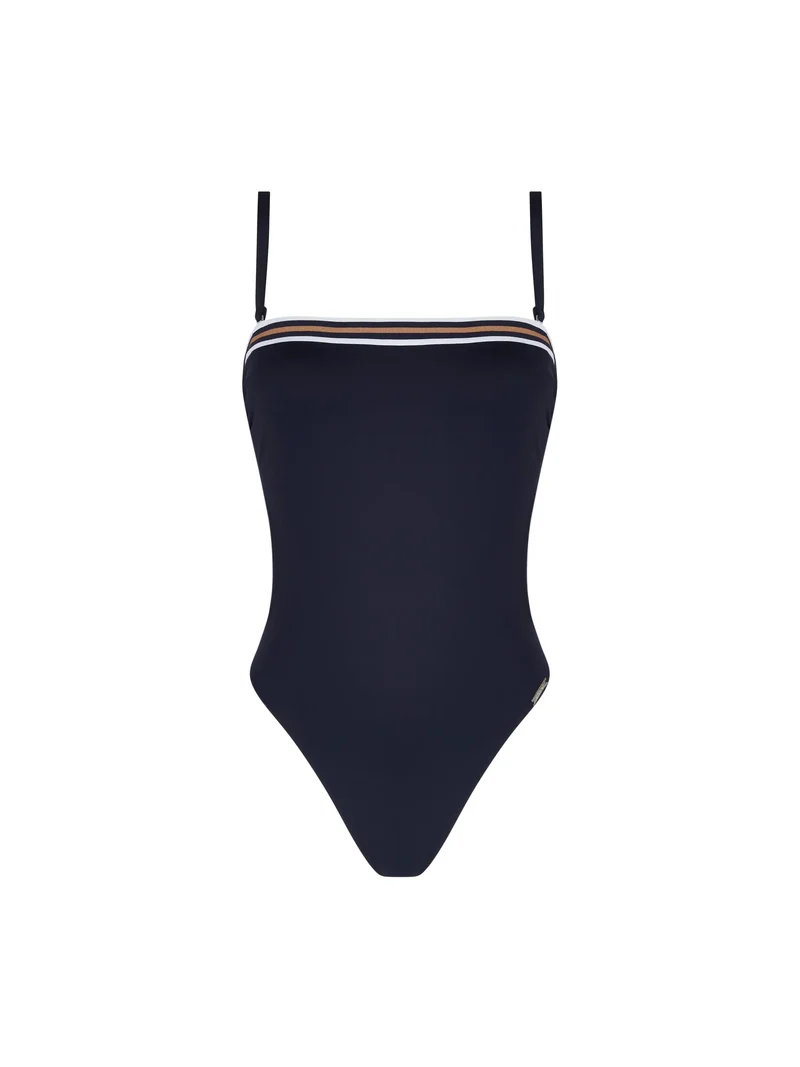 Bademode von Lise Charmel - Energie Nautique Trägerloser Badeanzug mit Softcups Encre Nautique