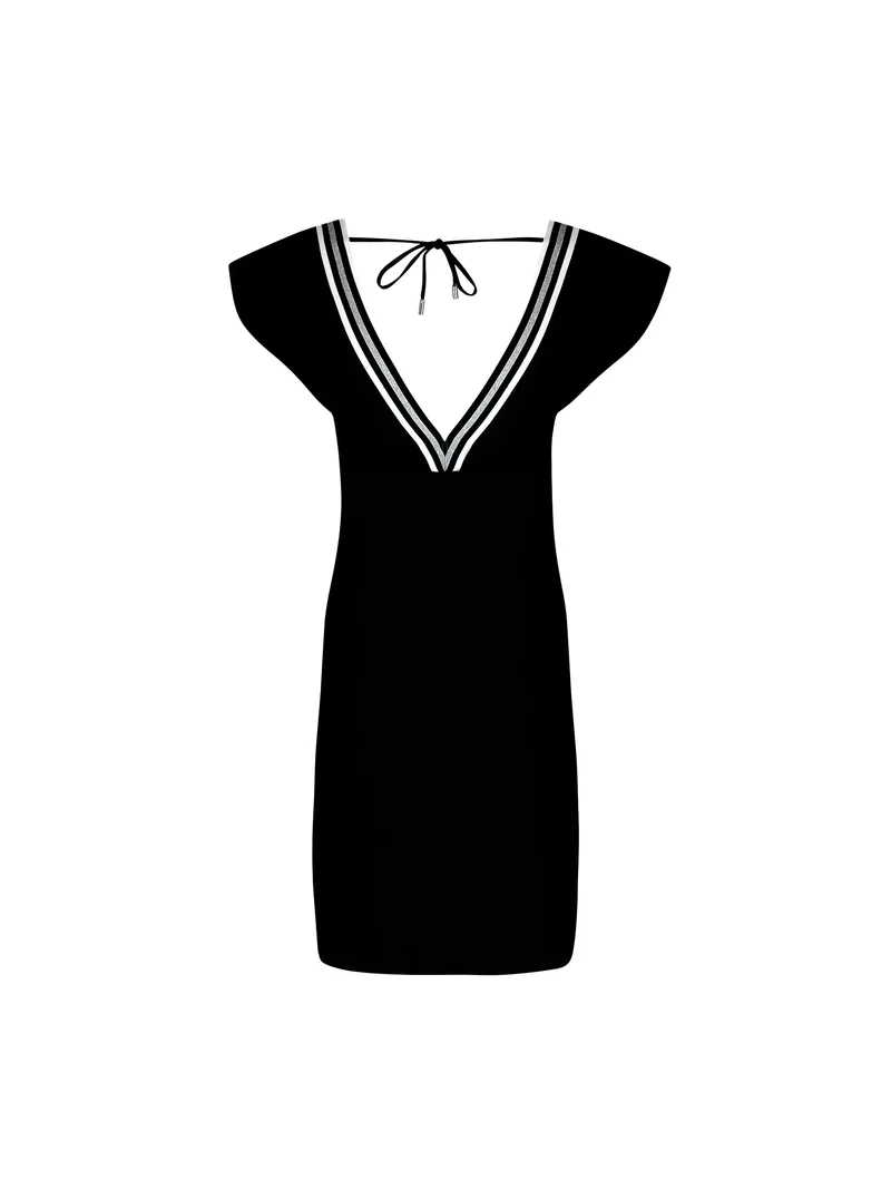 Lise Charmel Bademode - Energie Nautique Kurzarmkleid Noir Silver