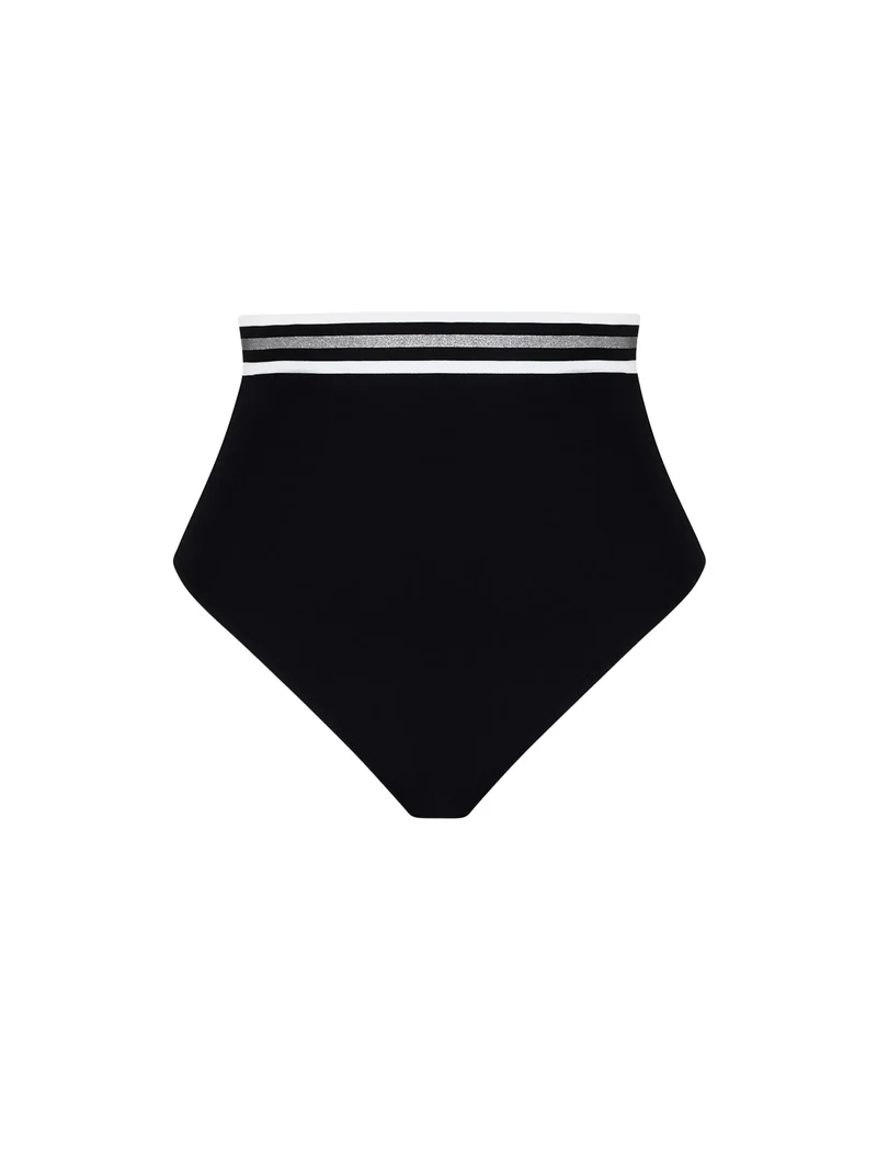 Lise Charmel Bademode - Energie Nautique High Waist Bikini Noir Silver