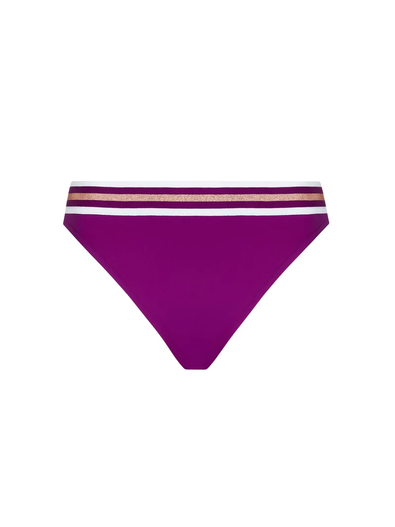 Lise Charmel Bademode - Energie Nautique Bikinihose mit weiten Seitenteilen Cassis Gold