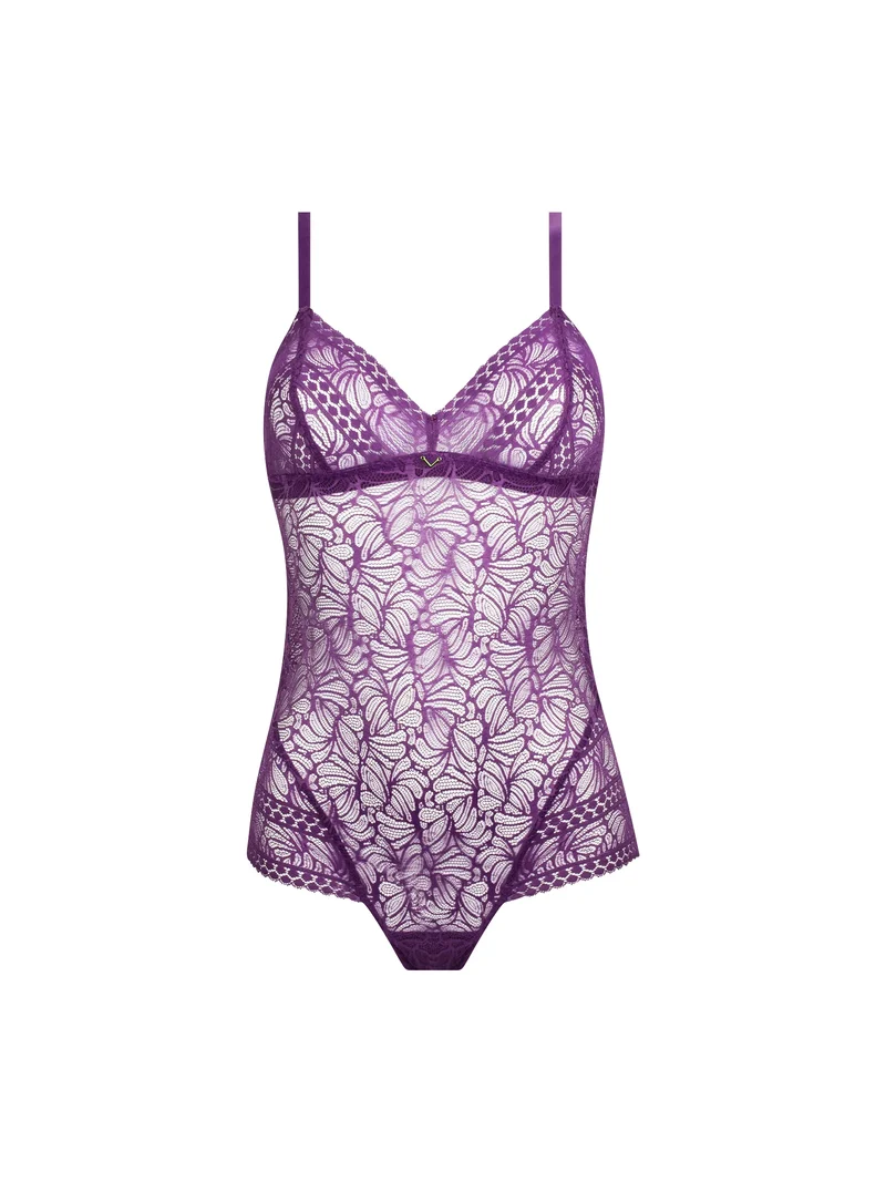 Antigel von Lise Charmel – Atelier Seduction Rtw Bodysuit Prune Magic