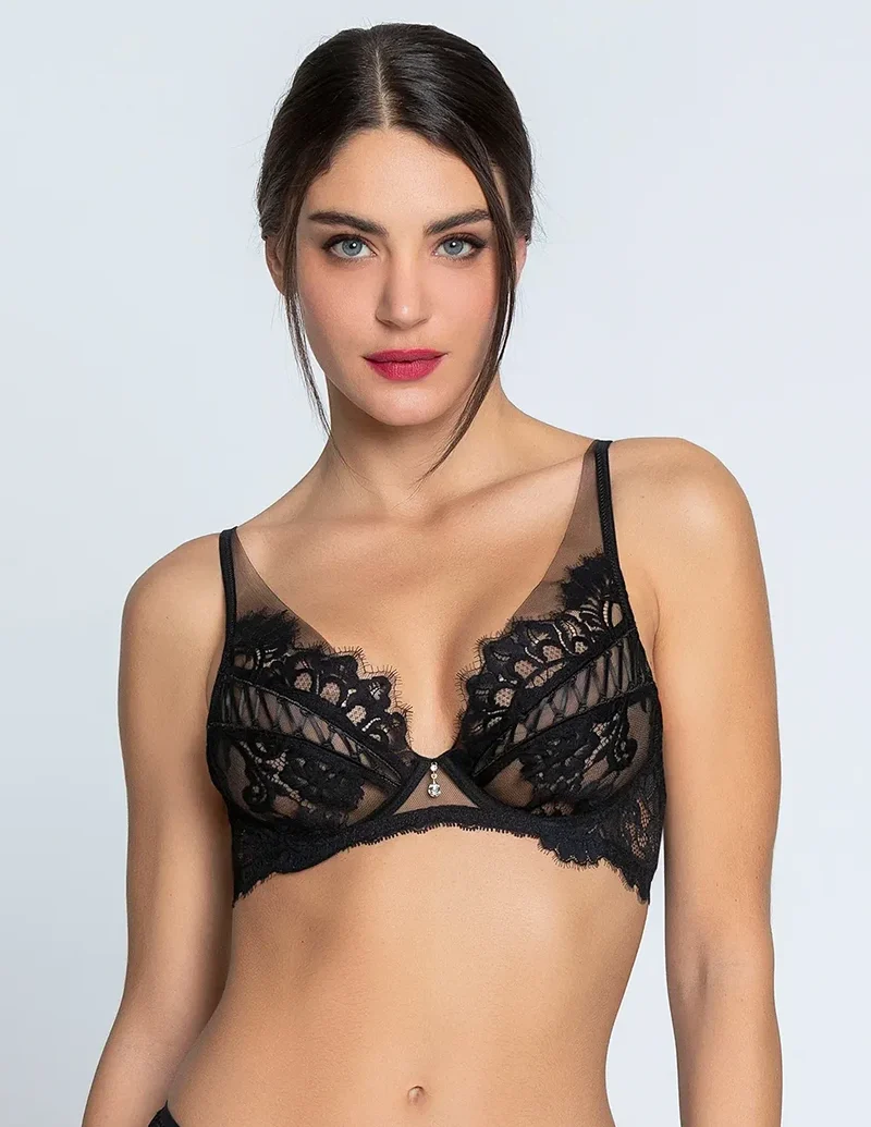 Lise Charmel – Desirs De Venise Glam Push-Up-BH Noir