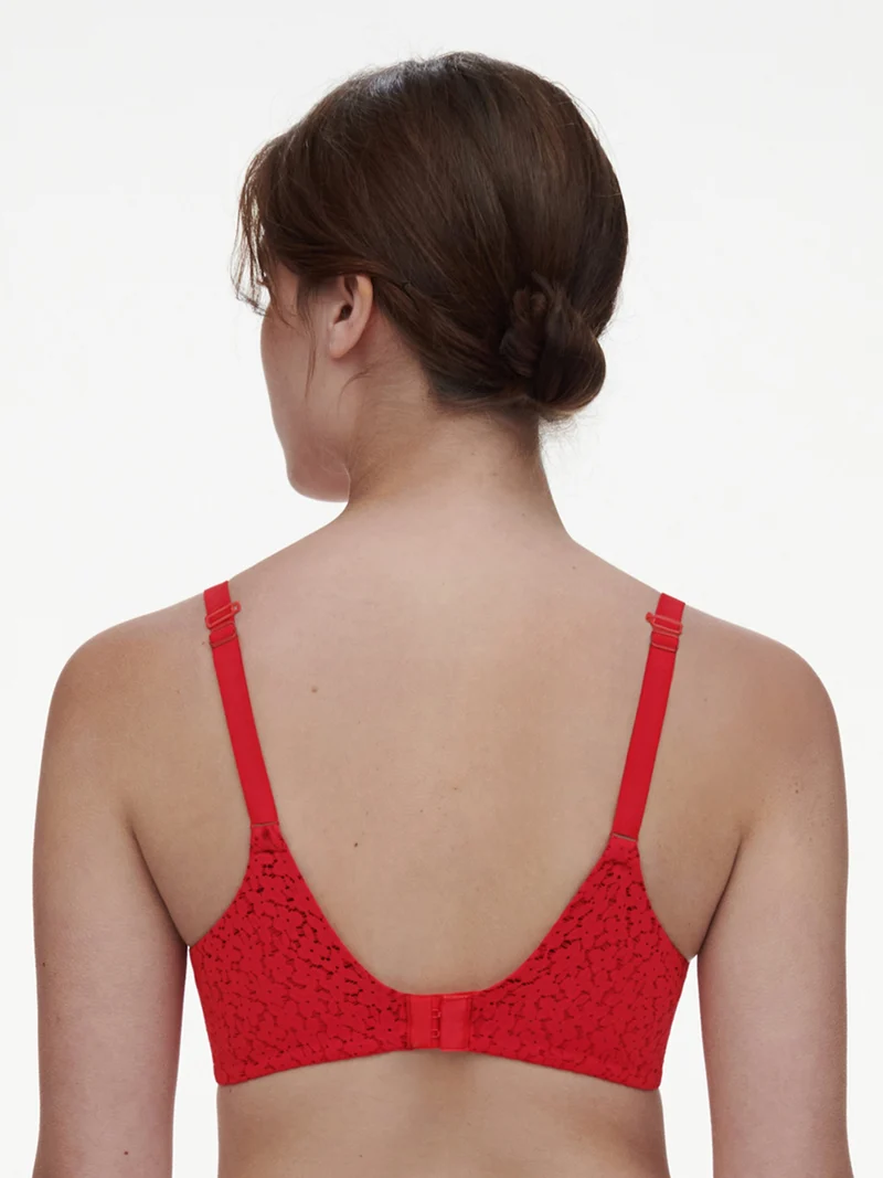 Chantelle EasyFeel - Norah T-Shirt-BH in Mohnrot