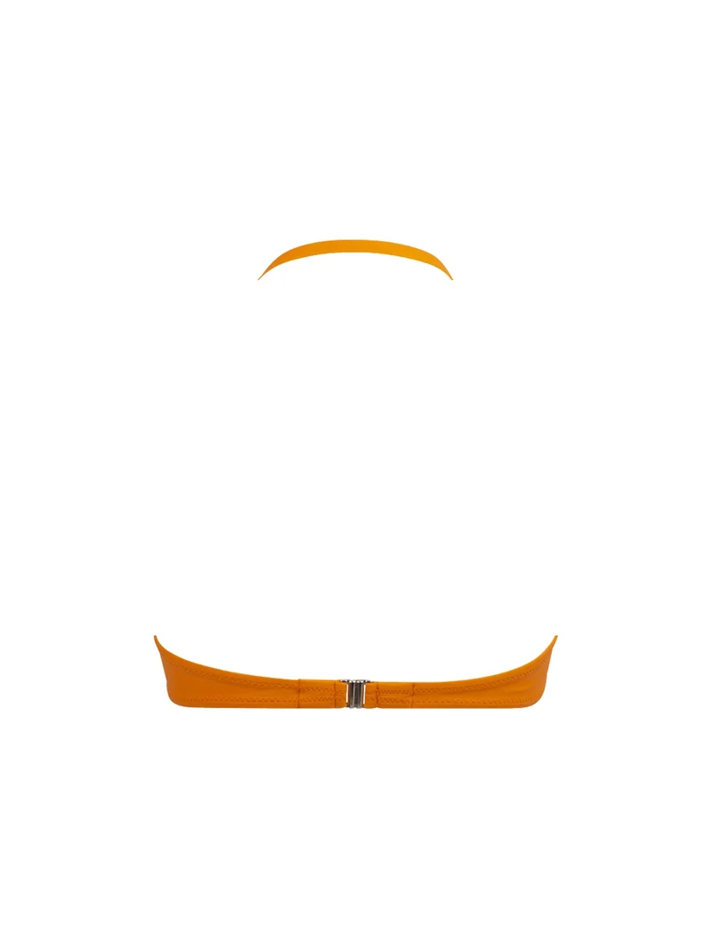 Antigel Bademode von Lise Charmel – La Chiquissima gepolsterter trägerloser Bandeau-Bikini Orange