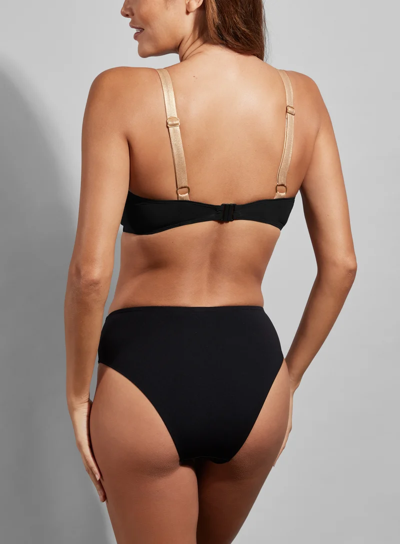 Empreinte - Cosmic High Waisted Bikini Brief Schwarz