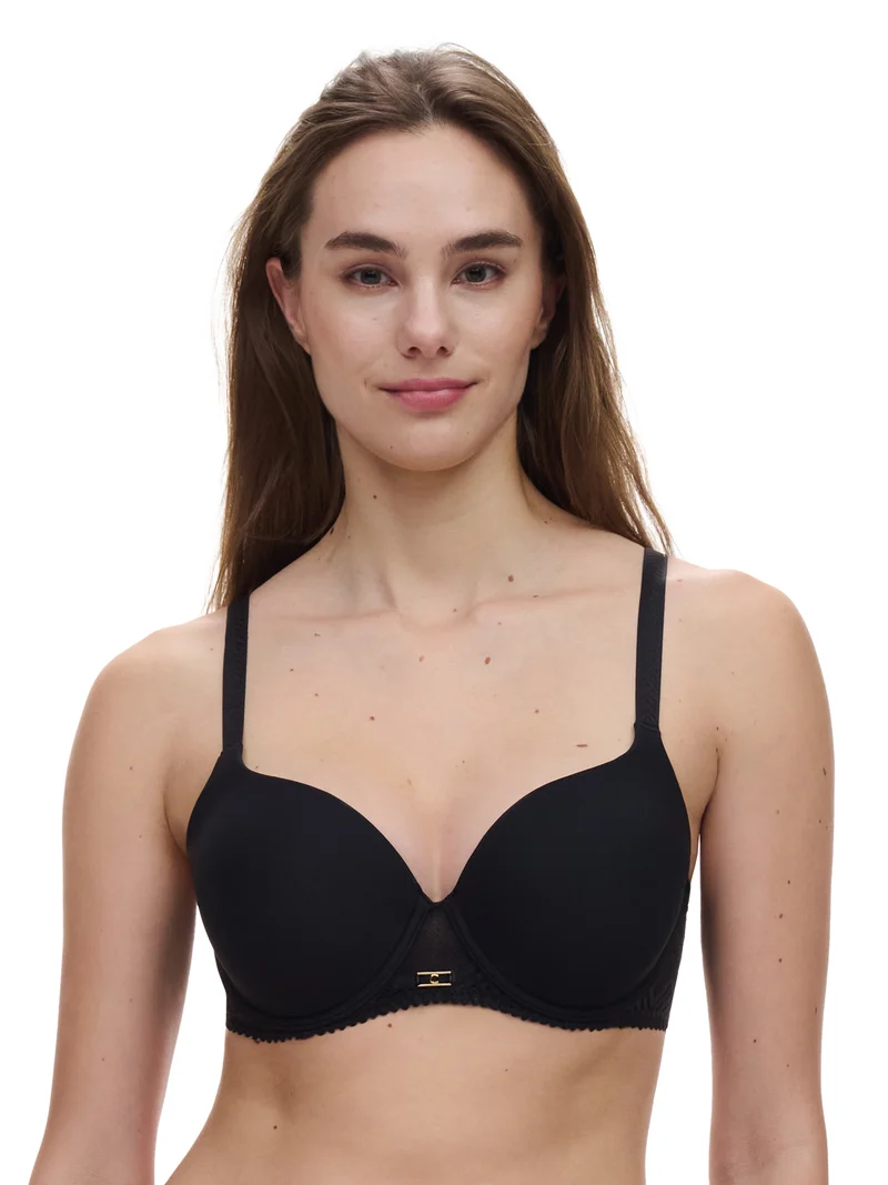 Chantelle - Origins Bedeckender T-Shirt-BH Schwarz