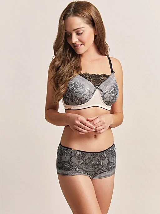 Royce - Luella Vollschalen-BH Schwarz/Pink