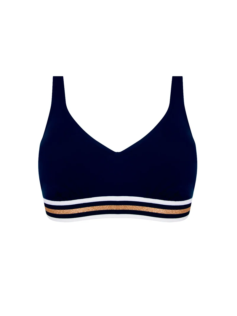 Lise Charmel Bademode – Energie Nautique Weicher Triangel-Bikini Encre Nautique