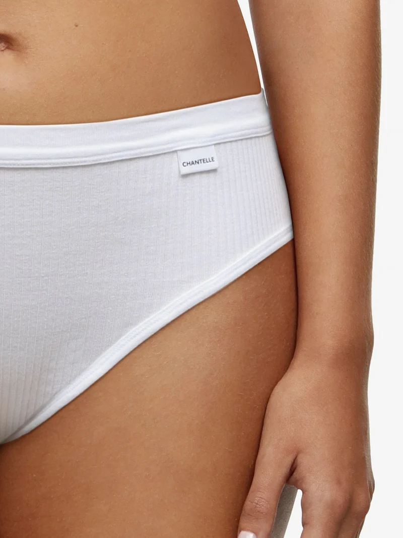 Chantelle - Cotton Comfort Hi Cut Weiß