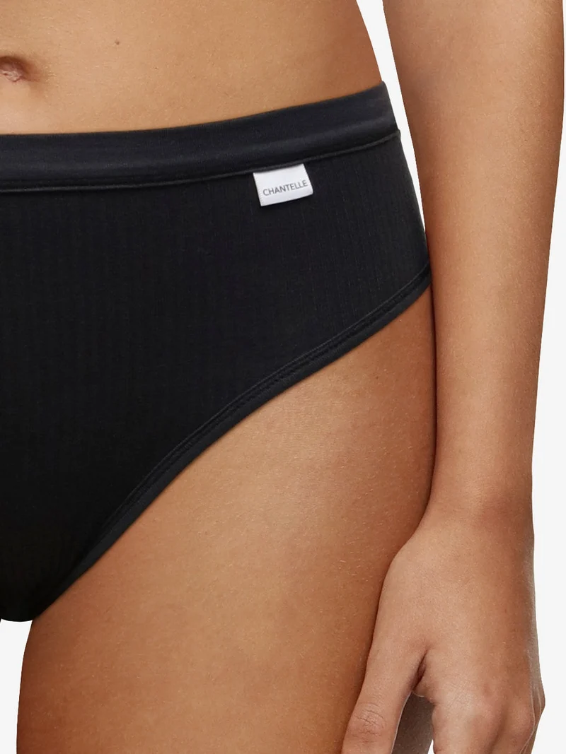 Chantelle - Cotton Comfort Hi Cut Schwarz