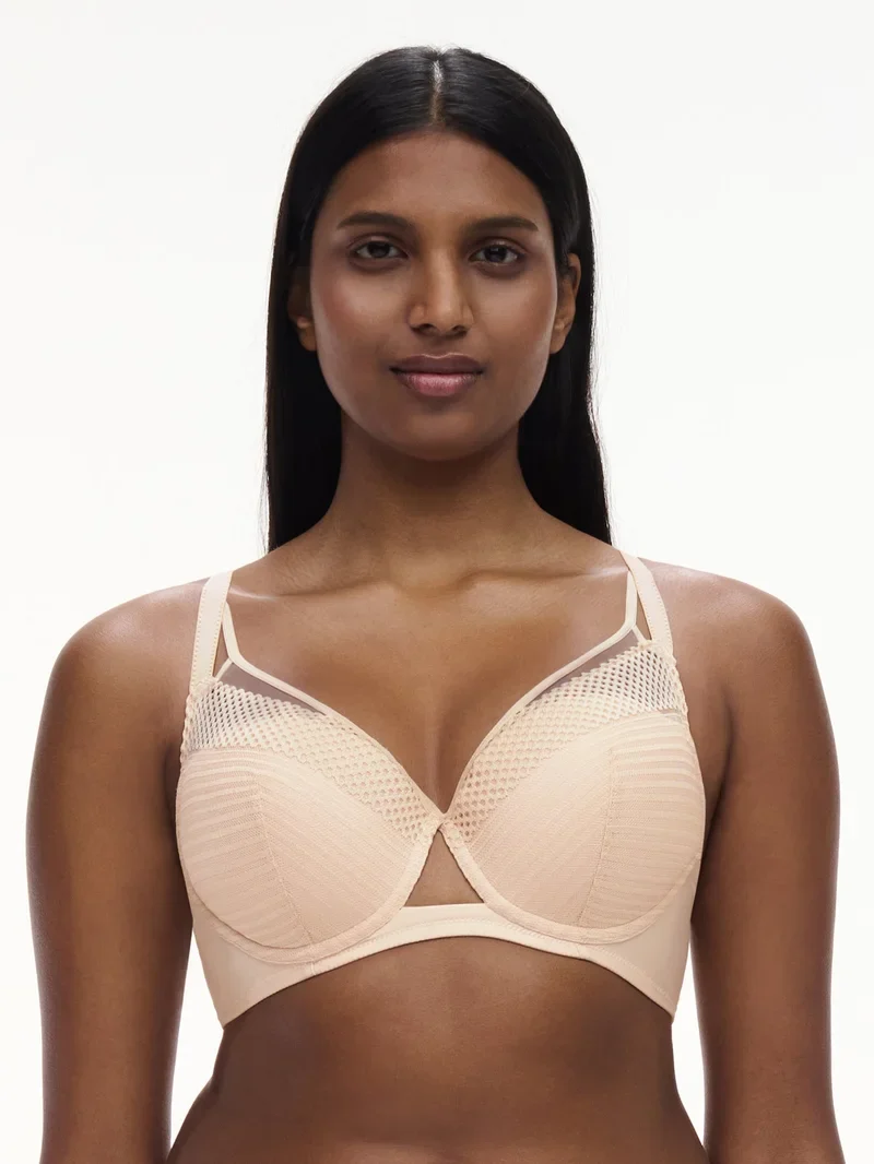 Chantelle - Play Plunge T-Shirt-BH Goldbeige
