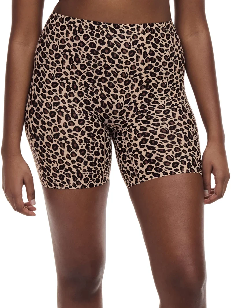 Chantelle - Softstretch-Shorts mit hoher Taille und mittlerem Oberschenkelbereich / Print Leopardenmuster