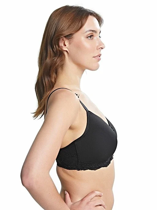 Royce - Georgia geformter T-Shirt-BH Schwarz