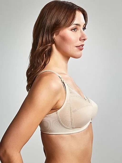 Royce – Charlotte Still-BH mit Vollschalen, ungepolstert, Beige