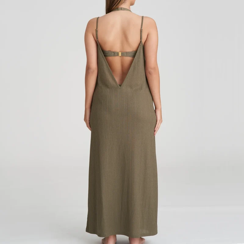Marie Jo Bademode - Tinjis Bademode Kleid Long Golden Olive