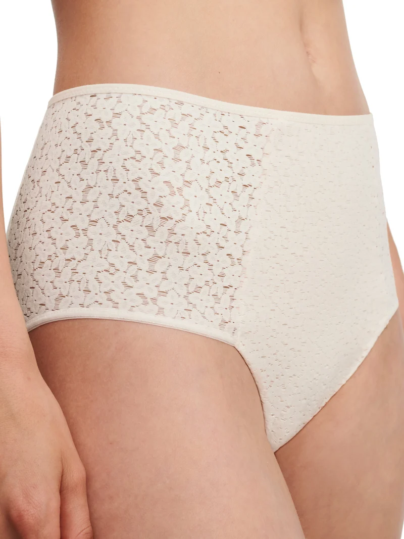 Chantelle Easyfeel – Norah High Waisted Covering Full Brief Pearl