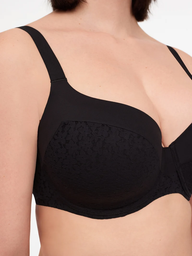 Chantelle Easyfeel – Norah Bügel-BH in Schwarz