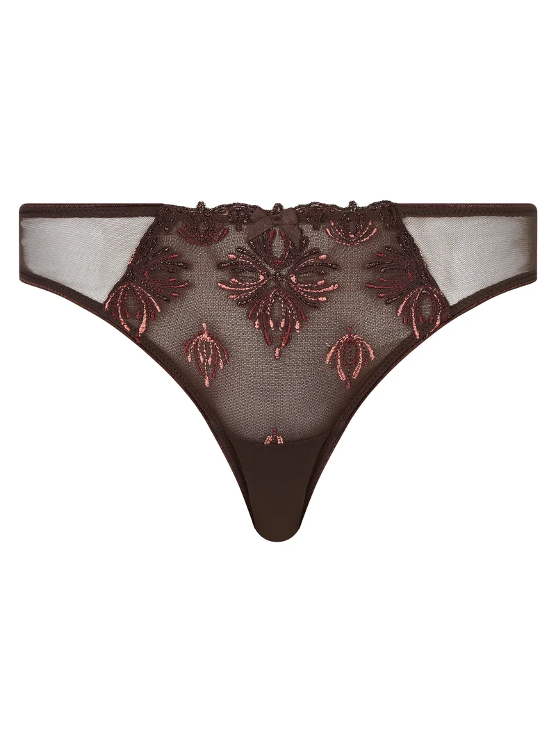 Chantelle - Champs Elysees Tanga Glossy Brown